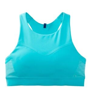 Brooks high impact drive 3 pocket Blue Sports Bra Moisture-Wicking Comfort